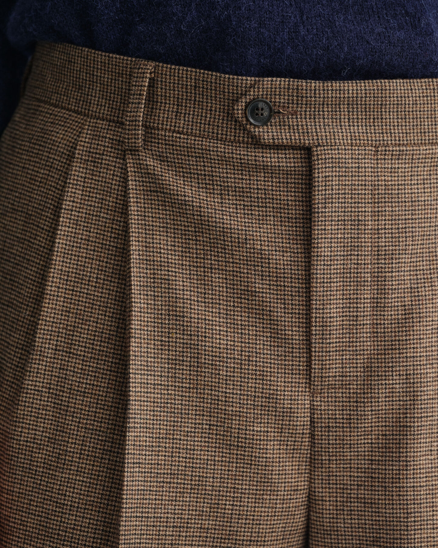 Kostuumbroek met pied-de-poule