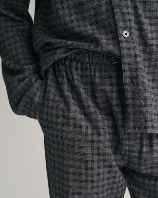 Flanellen pyjamabroek & -shirt in cadeauverpakking