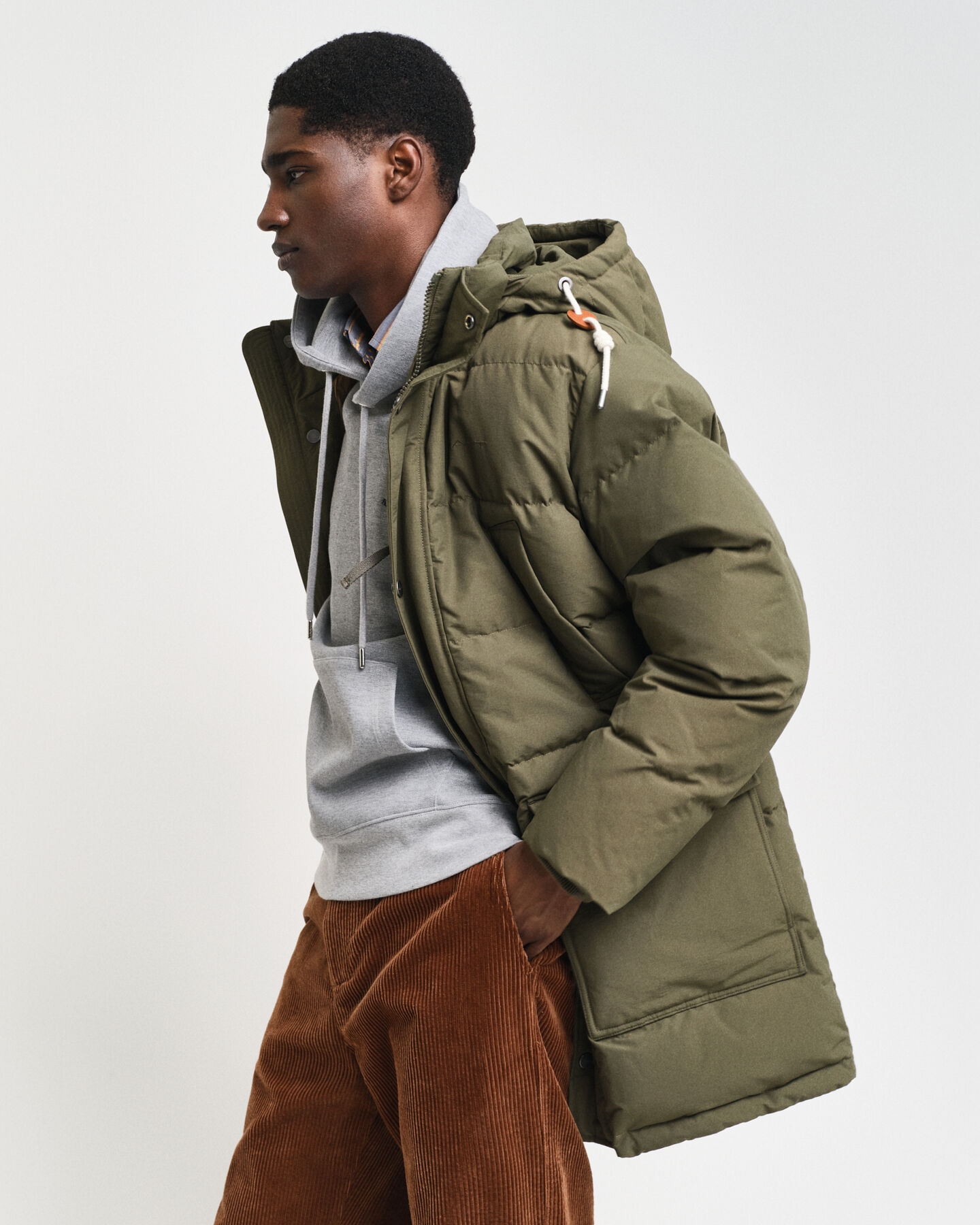 Halflang zwaar donsjack