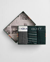 Set van drie gestreepte boxershorts in cadeauverpakking