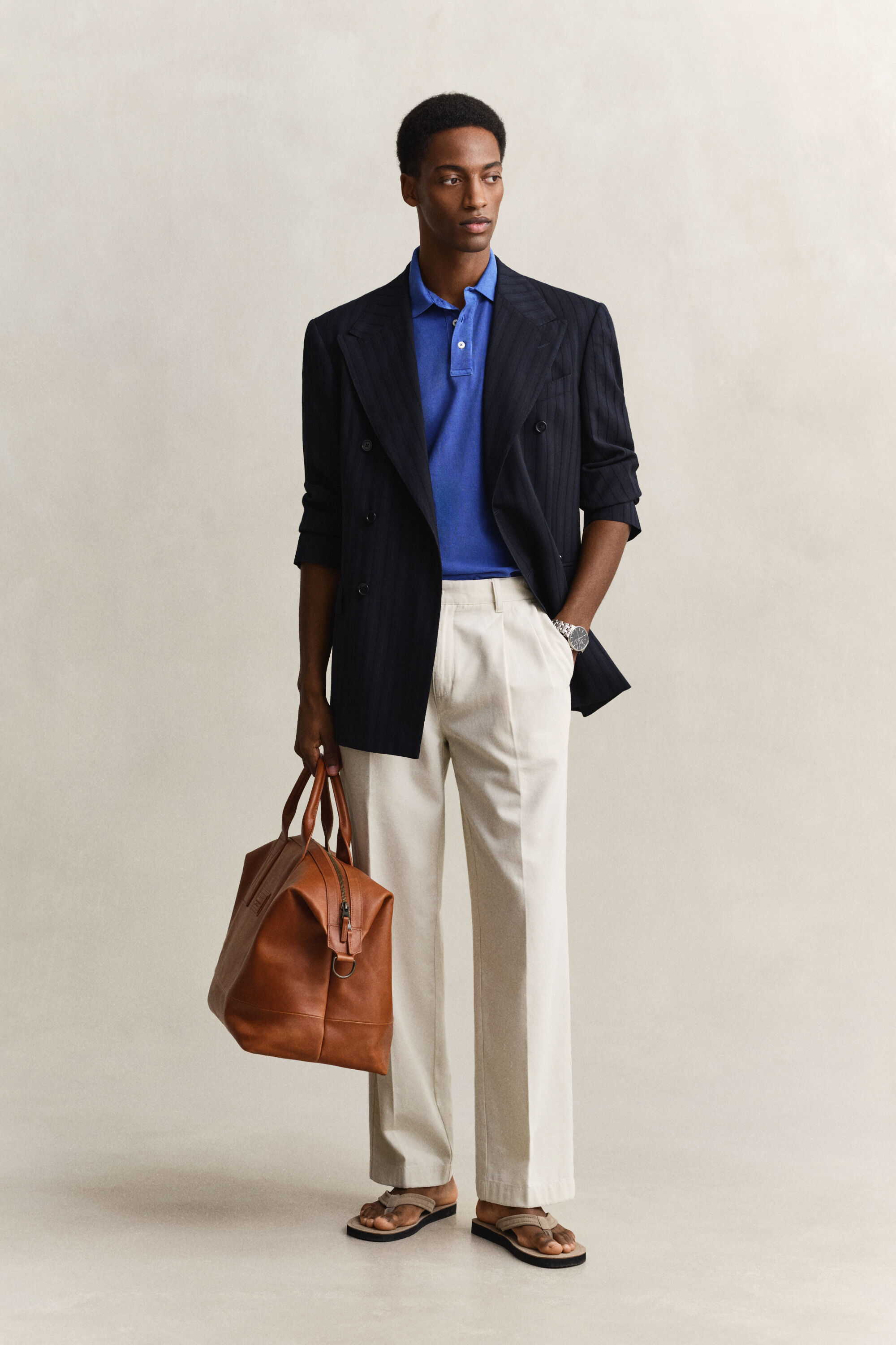 Zonverbleekt poloshirt