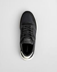 Jeuton sneakers van su&egrave;de en mesh