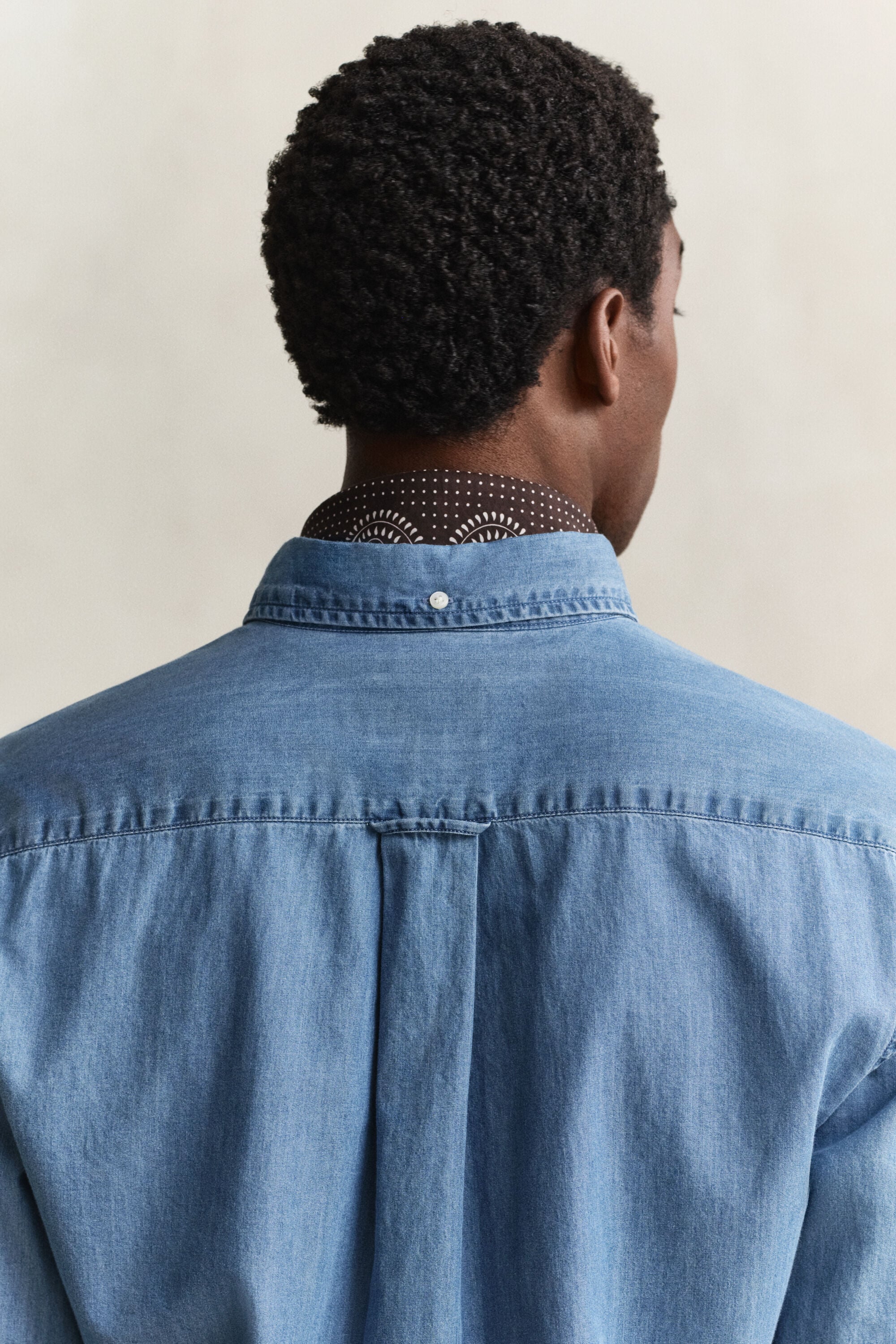 Regular Fit indigo overhemd