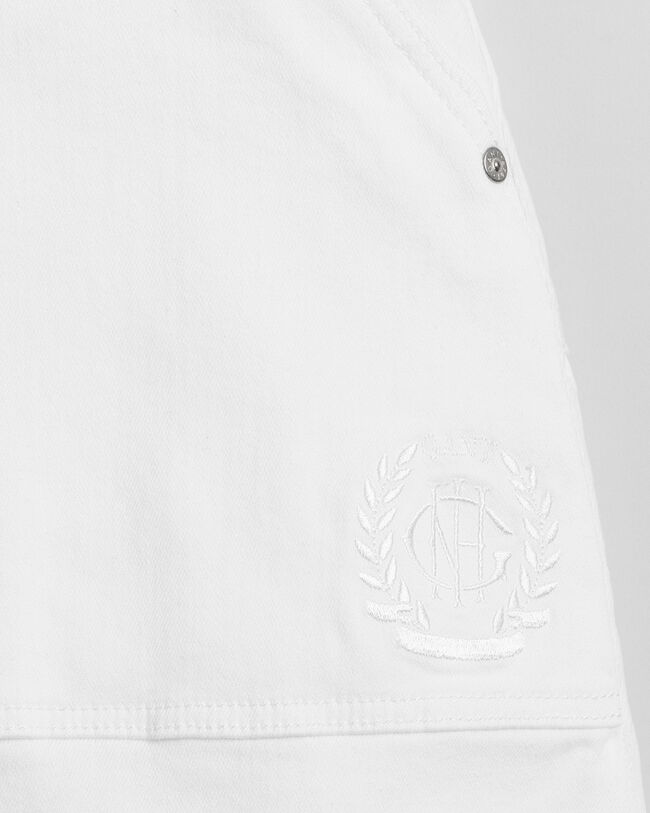 Teen Girls rok van keperstof met opzetzak