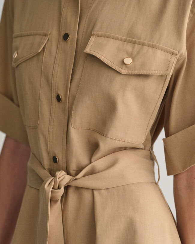 Utility overhemdjurk met korte mouwen