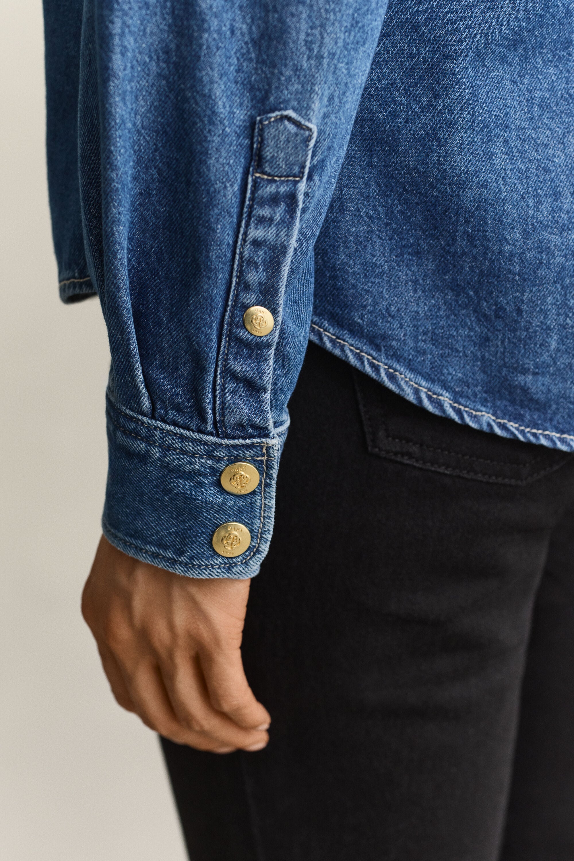 Denim overhemd