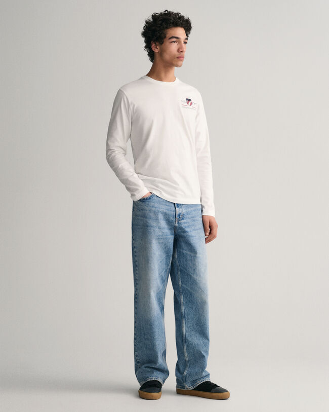 Medium Archive Shield shirt met lange mouwen