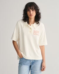 Poloshirt van badstof