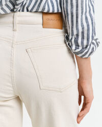 Straight Leg ecru jeans