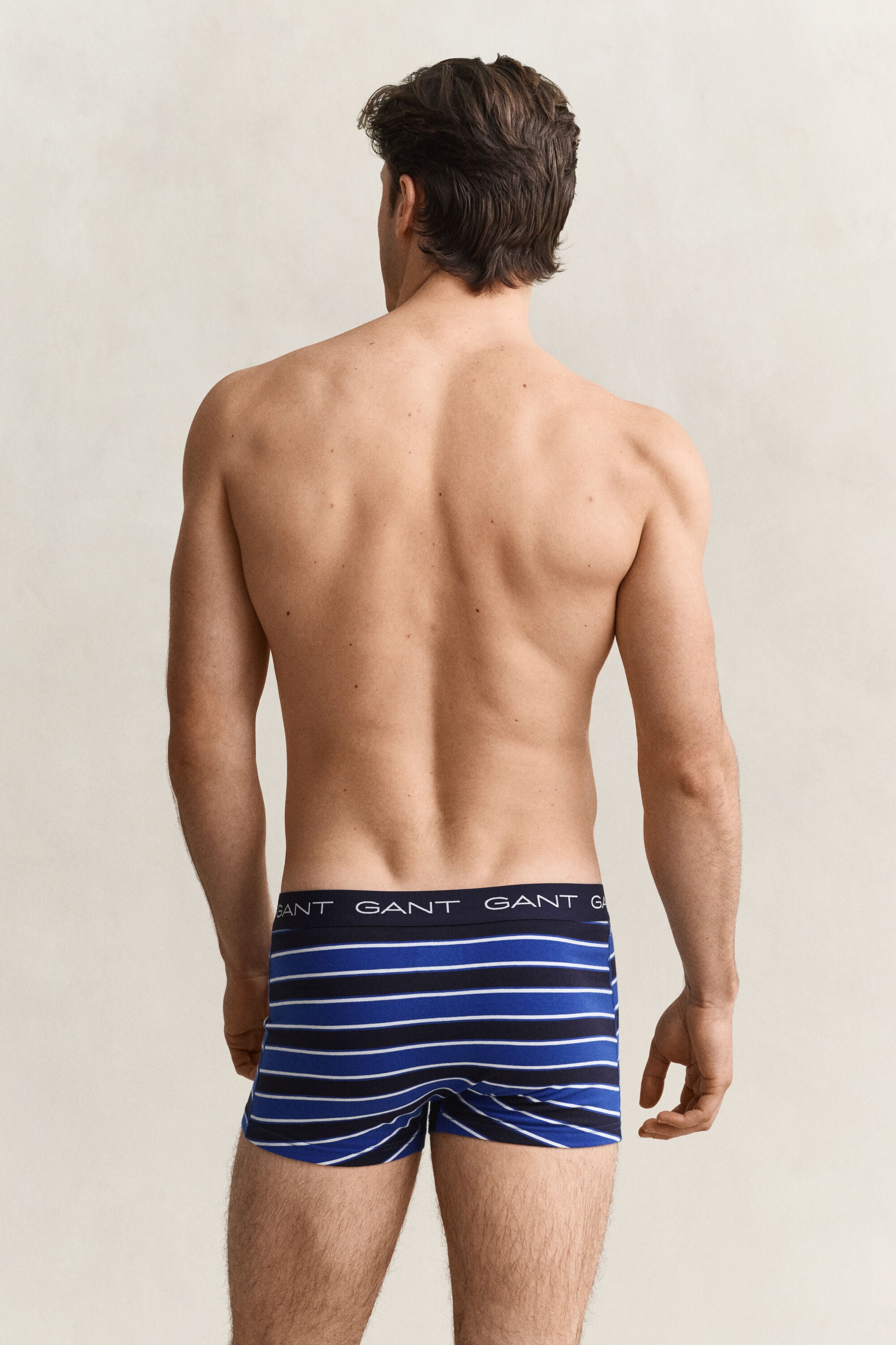 Set van drie gestreepte boxershorts