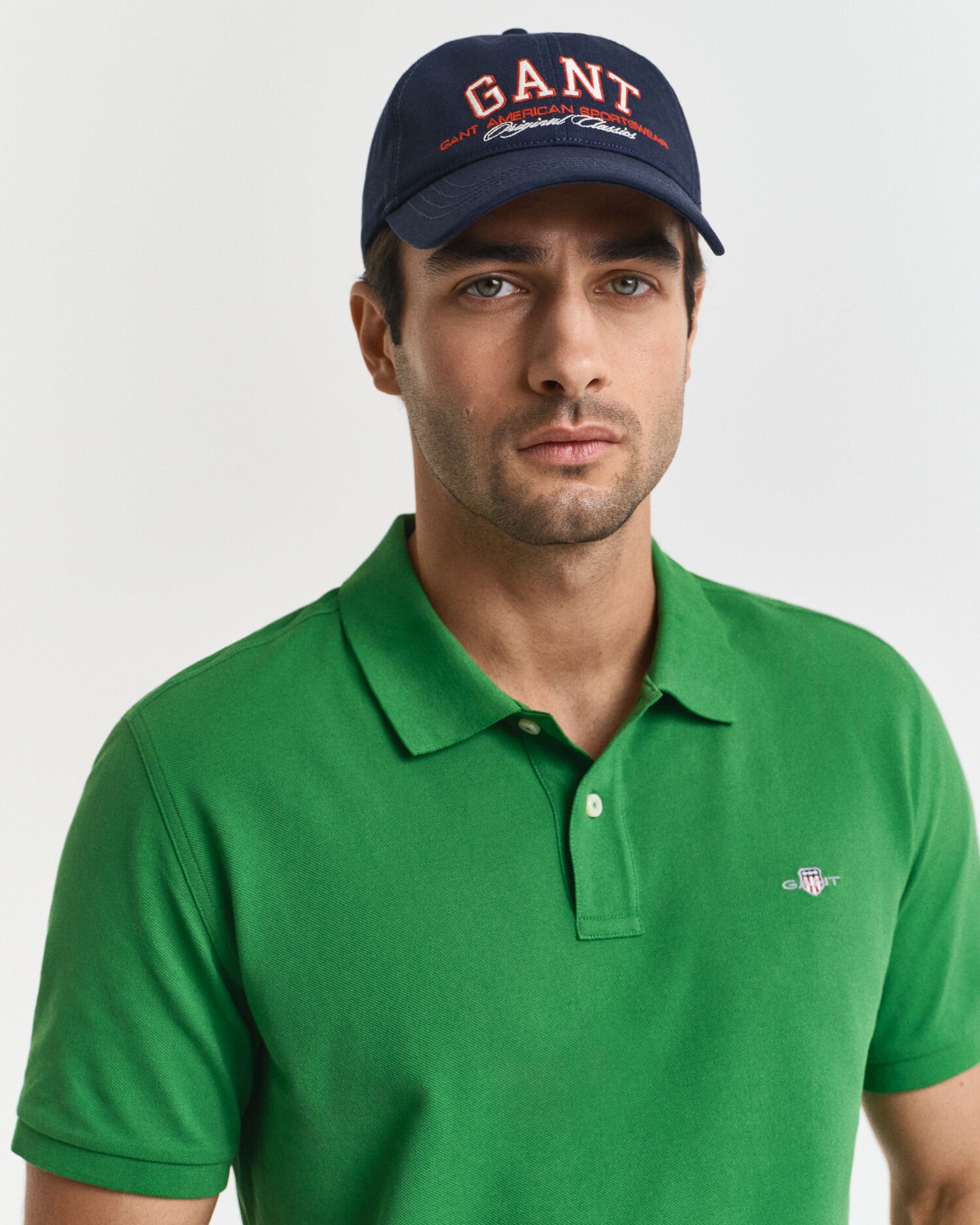 Regular Fit Shield piqué poloshirt