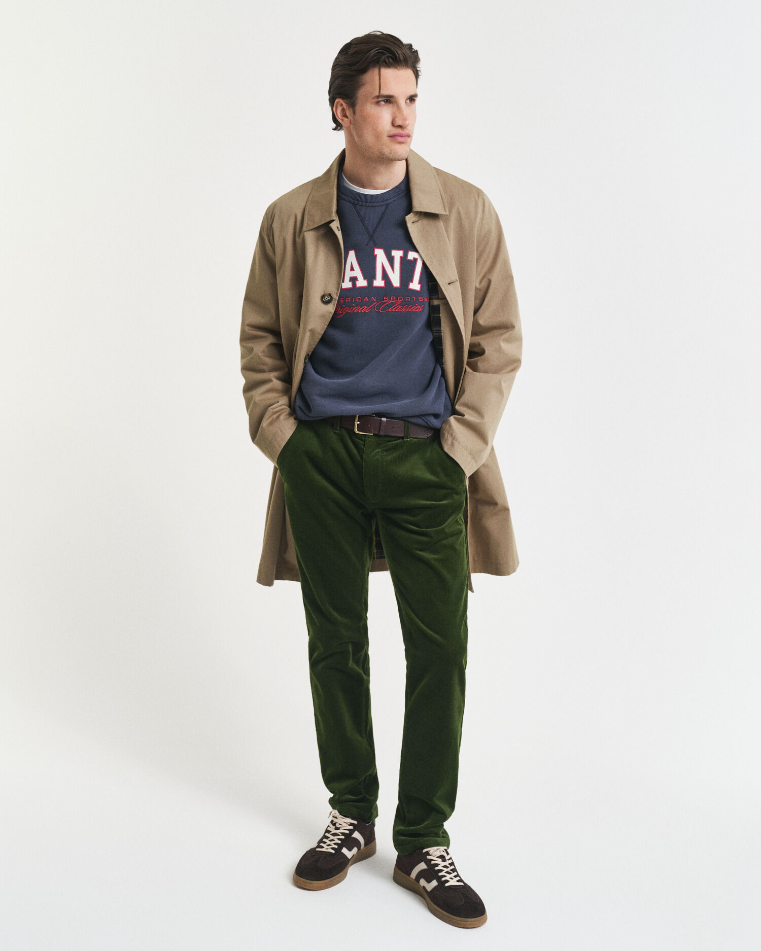 Slim Fit corduroy chino