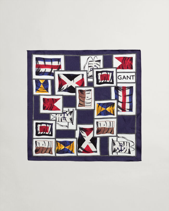 Pochet met Flag-print