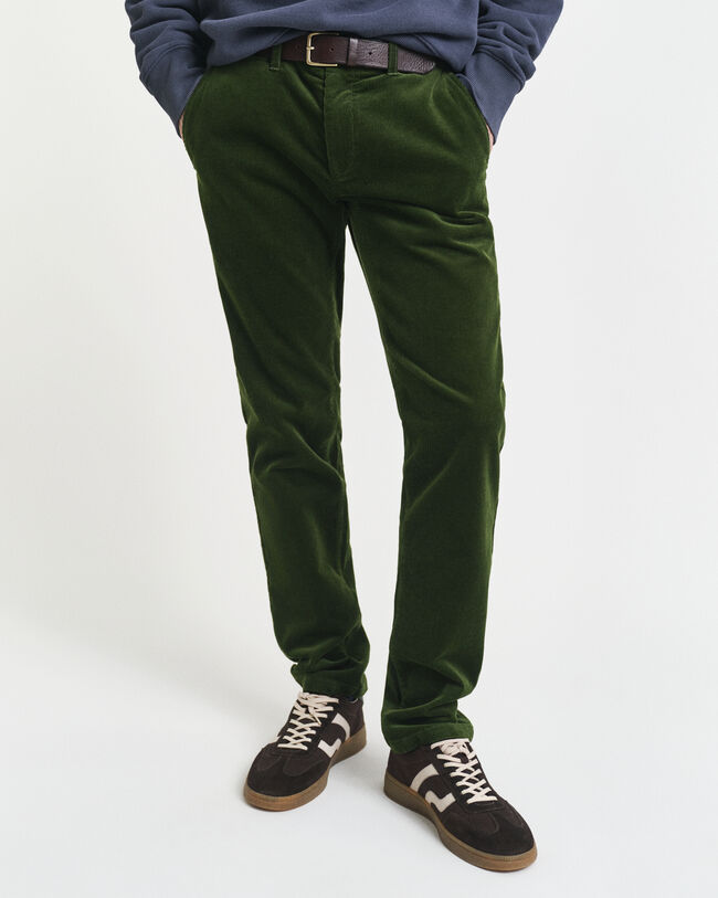 Slim Fit corduroy chino