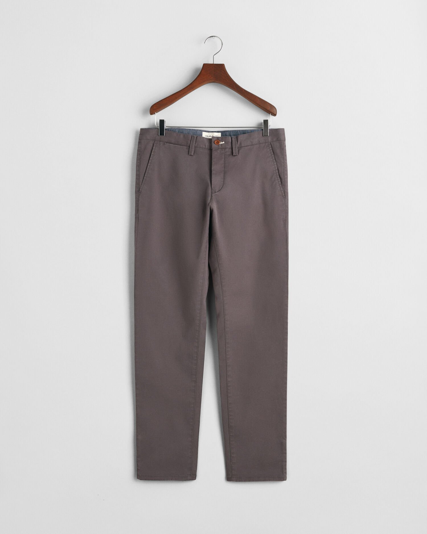 Slim Fit chino van keperstof