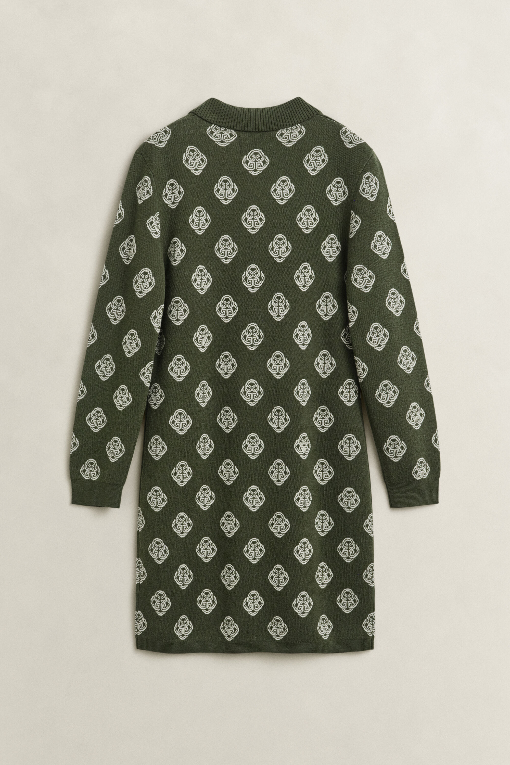 Gebreide polojurk met monogram
