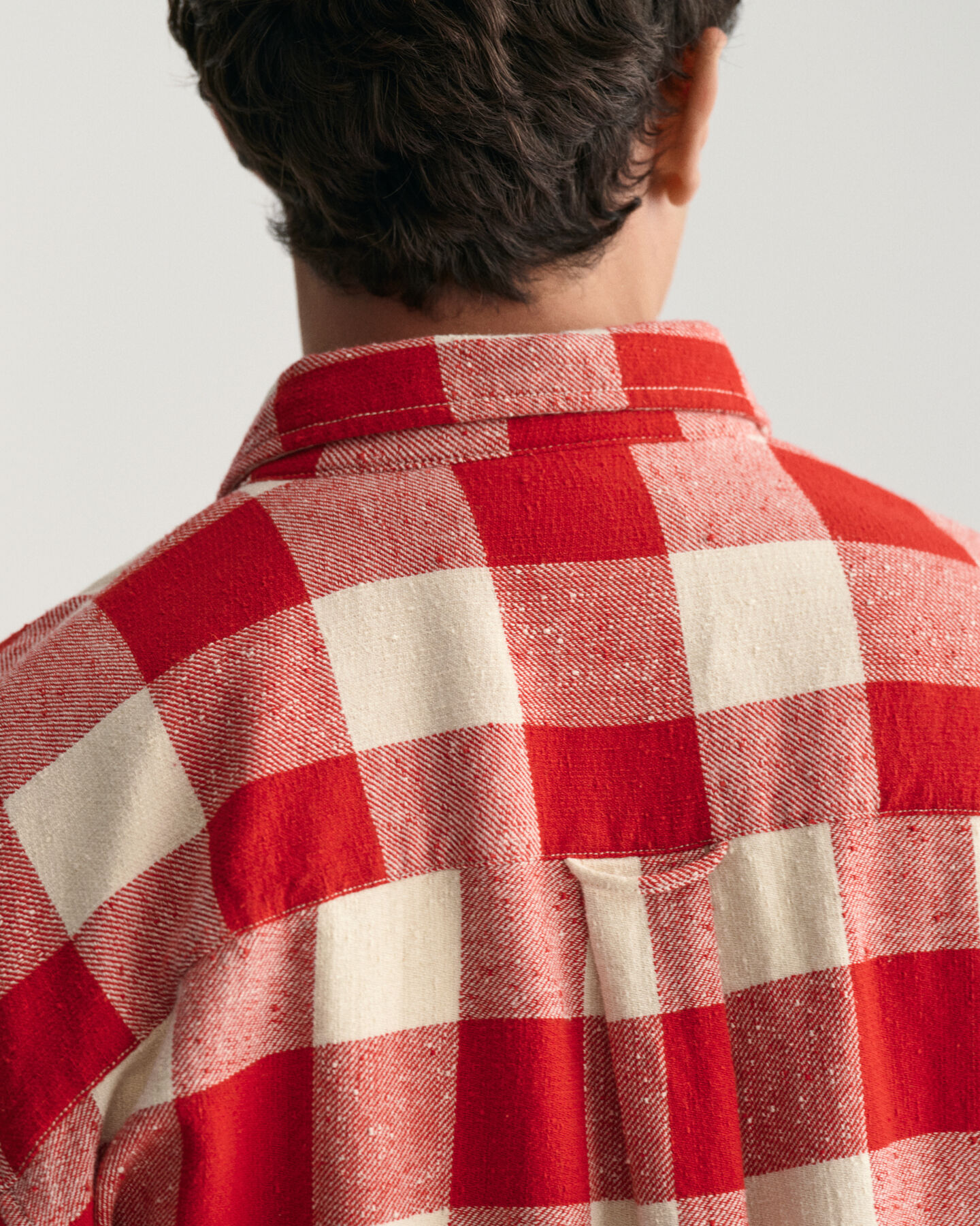 Oversized Buffalo Checked overhemd met textuur