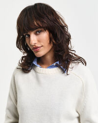 Trui met ronde hals van kasjmier