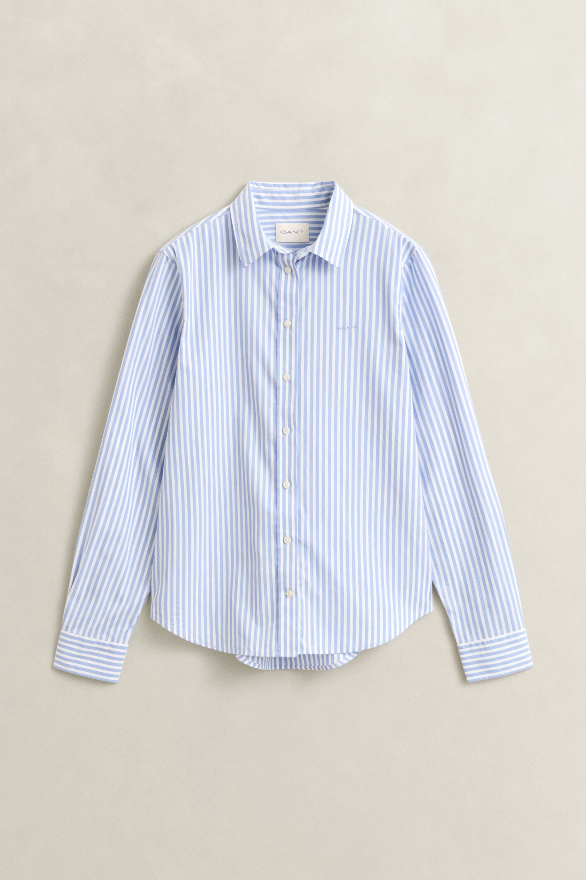 Regular Fit Classic gestreept overhemd van poplin