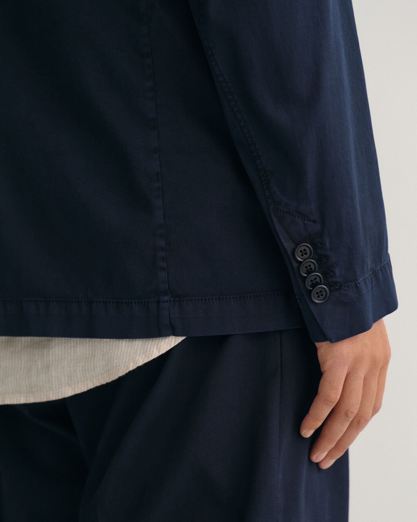 Kostuumblazer van katoen