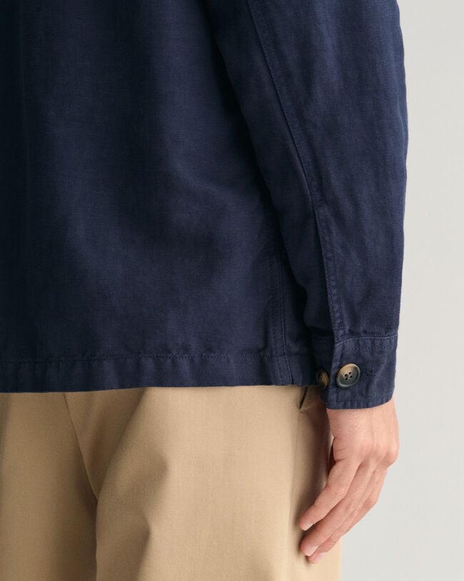 Overshirt van keper