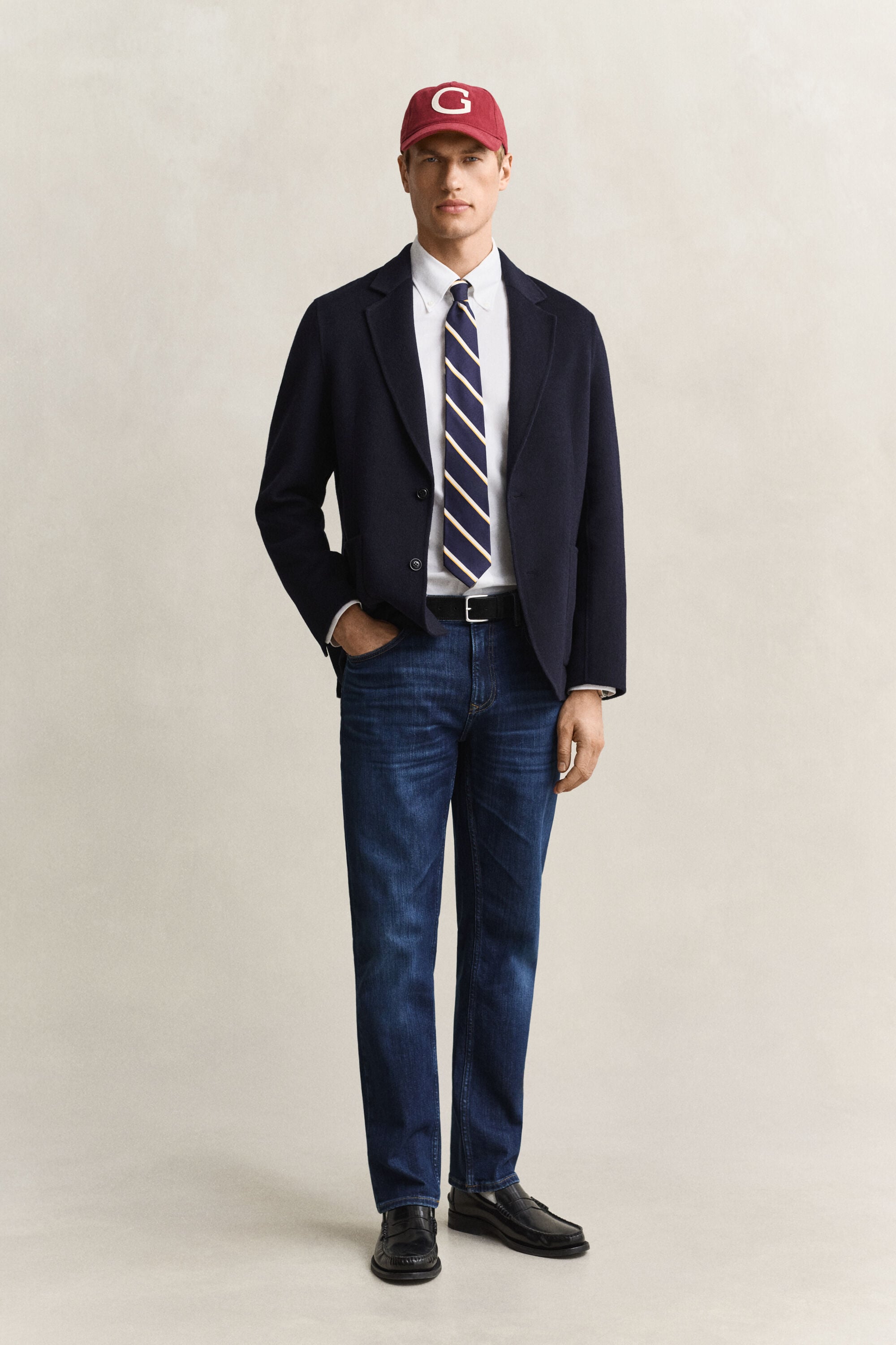 Handgestikte blazer