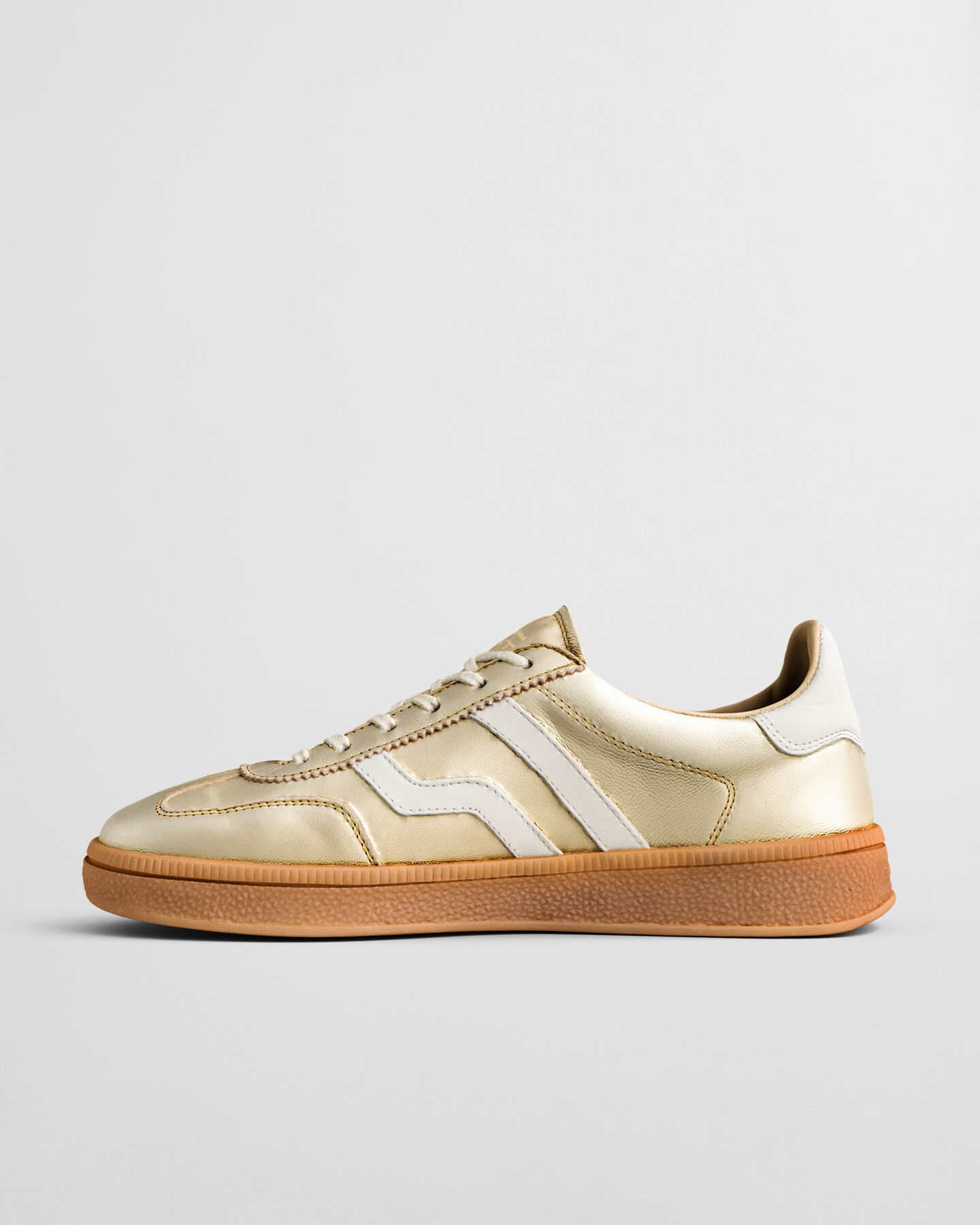 Cuzima metallic leren sneakers