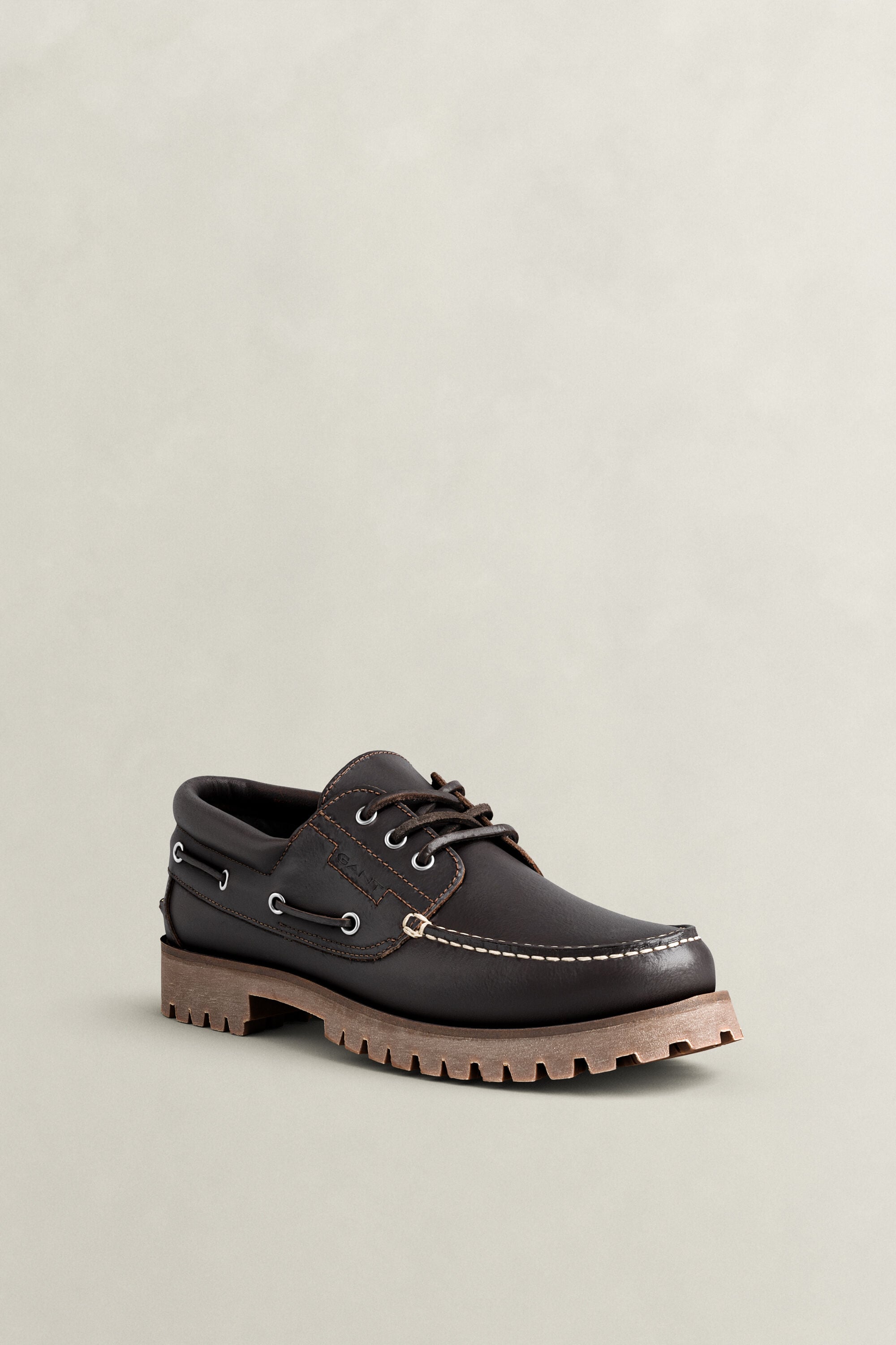 Tratton leren bootschoenen