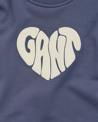 Girls Heart Graphic sweatshirt met ronde hals