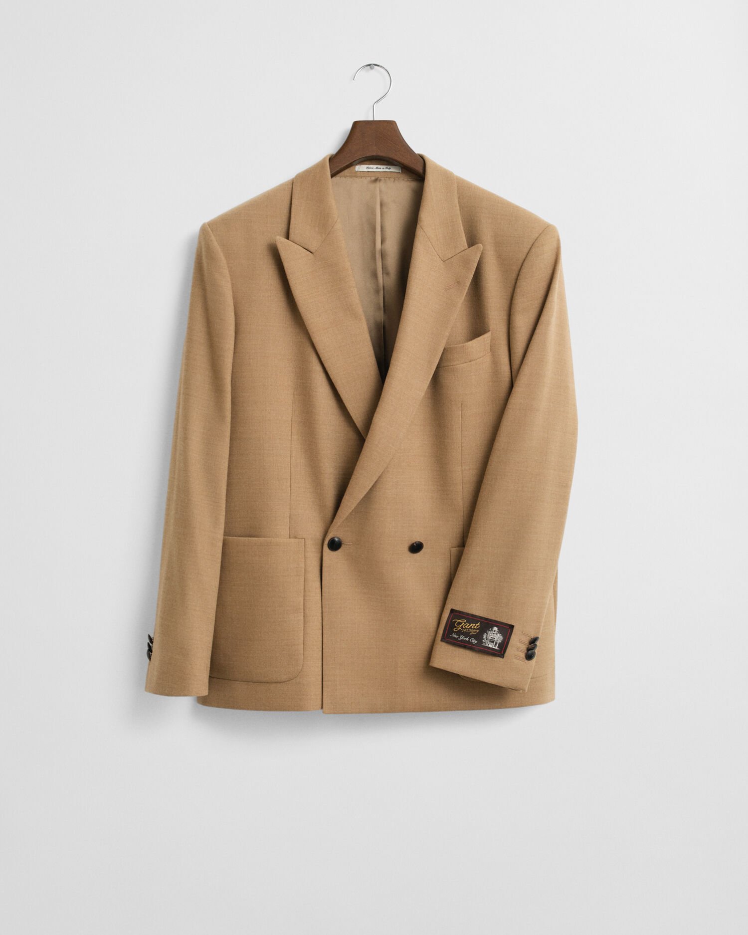 Flanellen Camel Club blazer