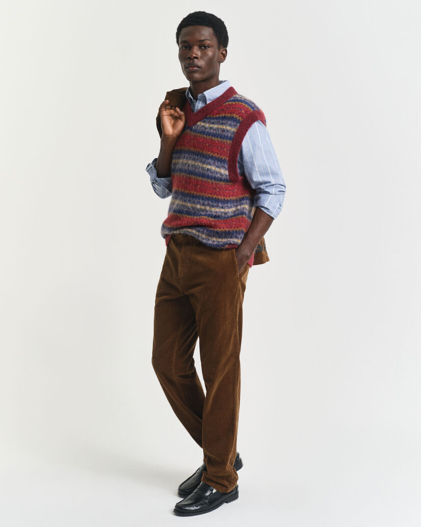 Geborstelde Fair Isle spencer