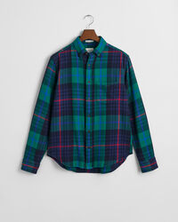 Relaxed Fit geruit overhemd van keperstof