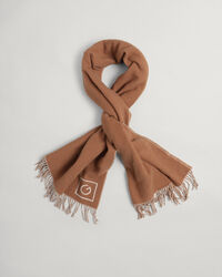 Dubbelzijdige wollen sjaal