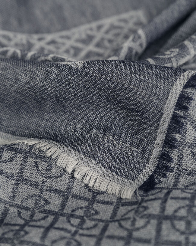 G Patterned lichtgewicht geweven sjaal