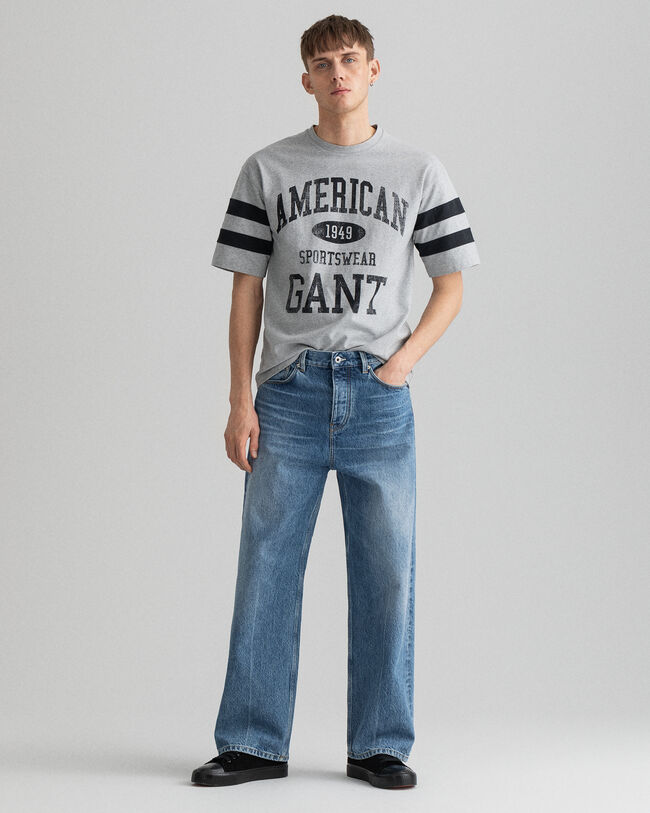 Loose Fit jeans met rechte pijpen