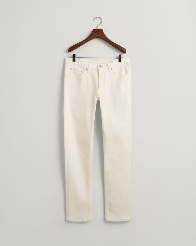 Slim Fit witte jeans
