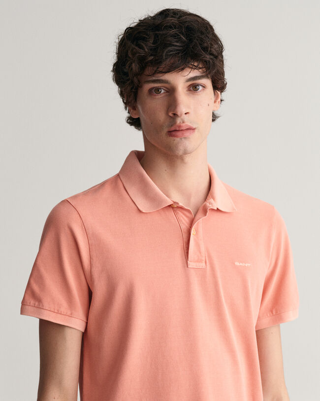 Sunfaded piqu&eacute; poloshirt