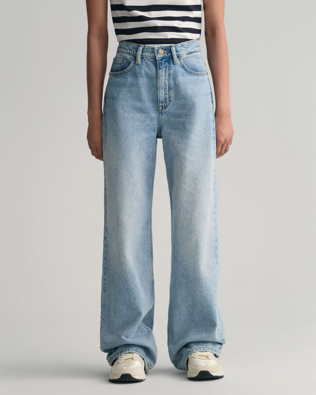 Teen Girls jeans met wijde pijpen
