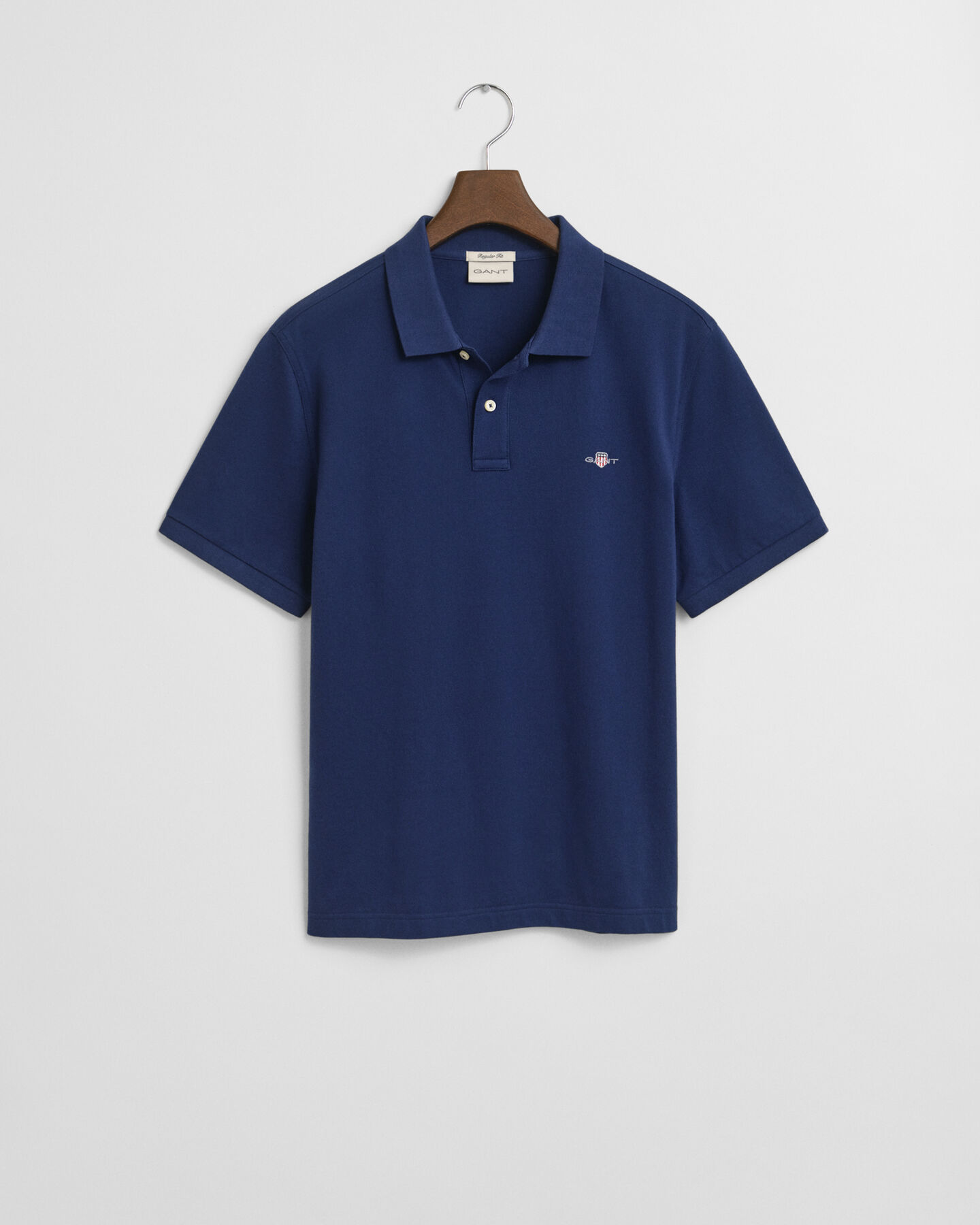 Regular Fit Shield piqué poloshirt