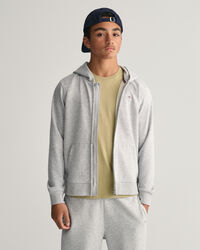 Teens Shield hoodie met ritssluiting