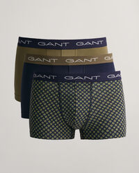 Set van drie boxershorts met Foulard-print in geschenkverpakking