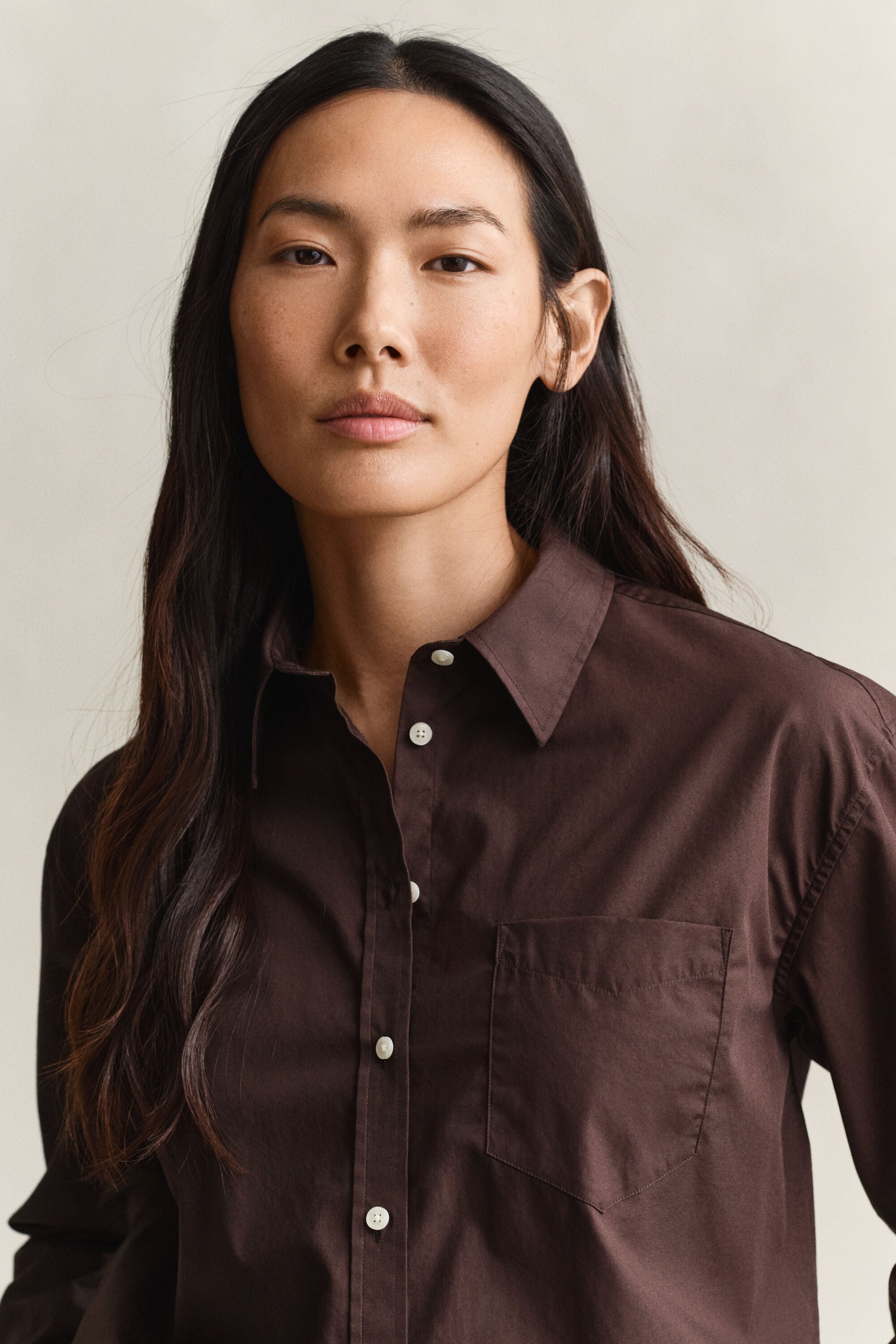 Relaxed Fit Classic overhemd van poplin