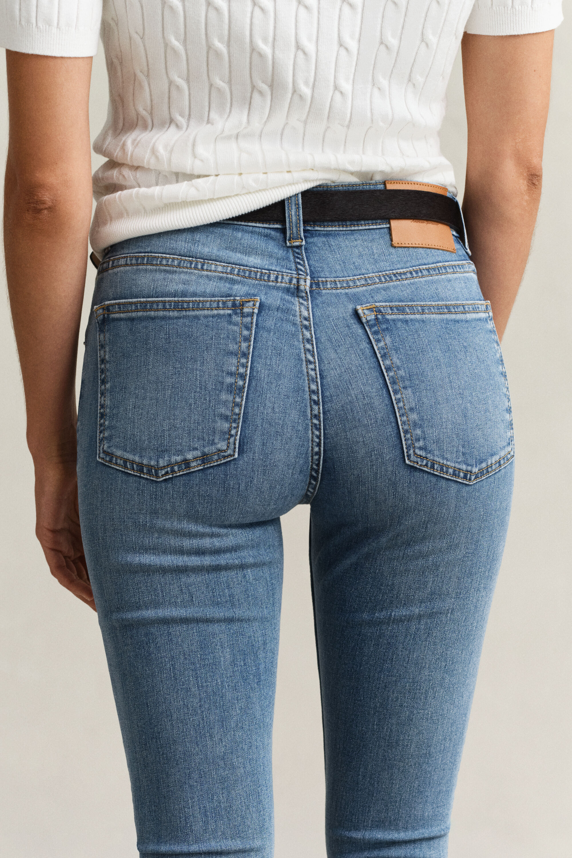 Skinny jeans met stretch