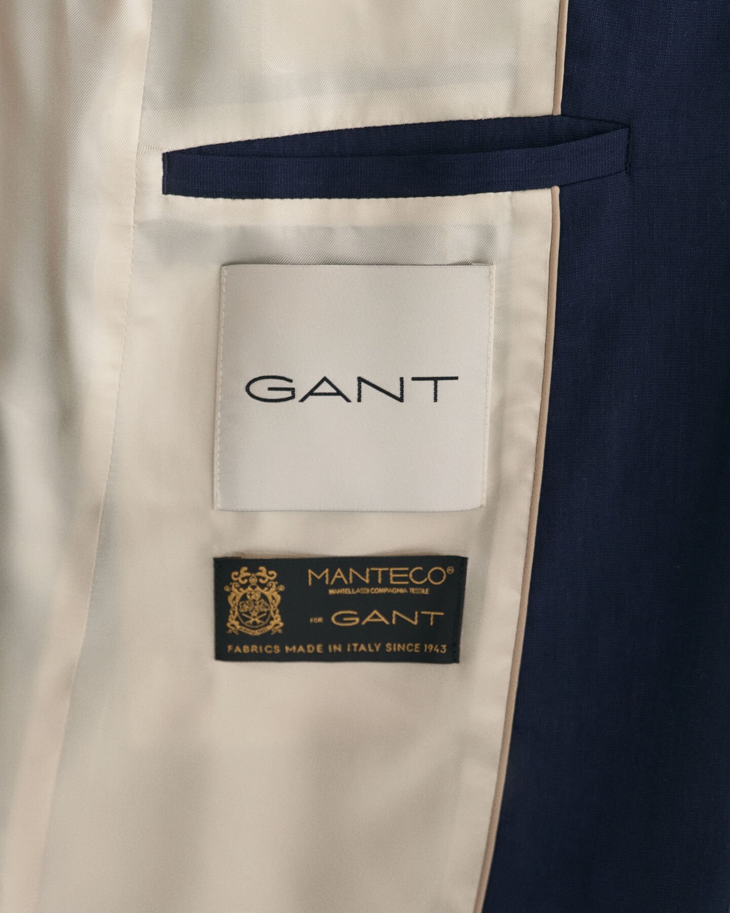 Regular Fit blazer van linnen met stretch