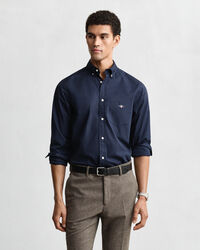 Regular Fit Classic overhemd van poplin