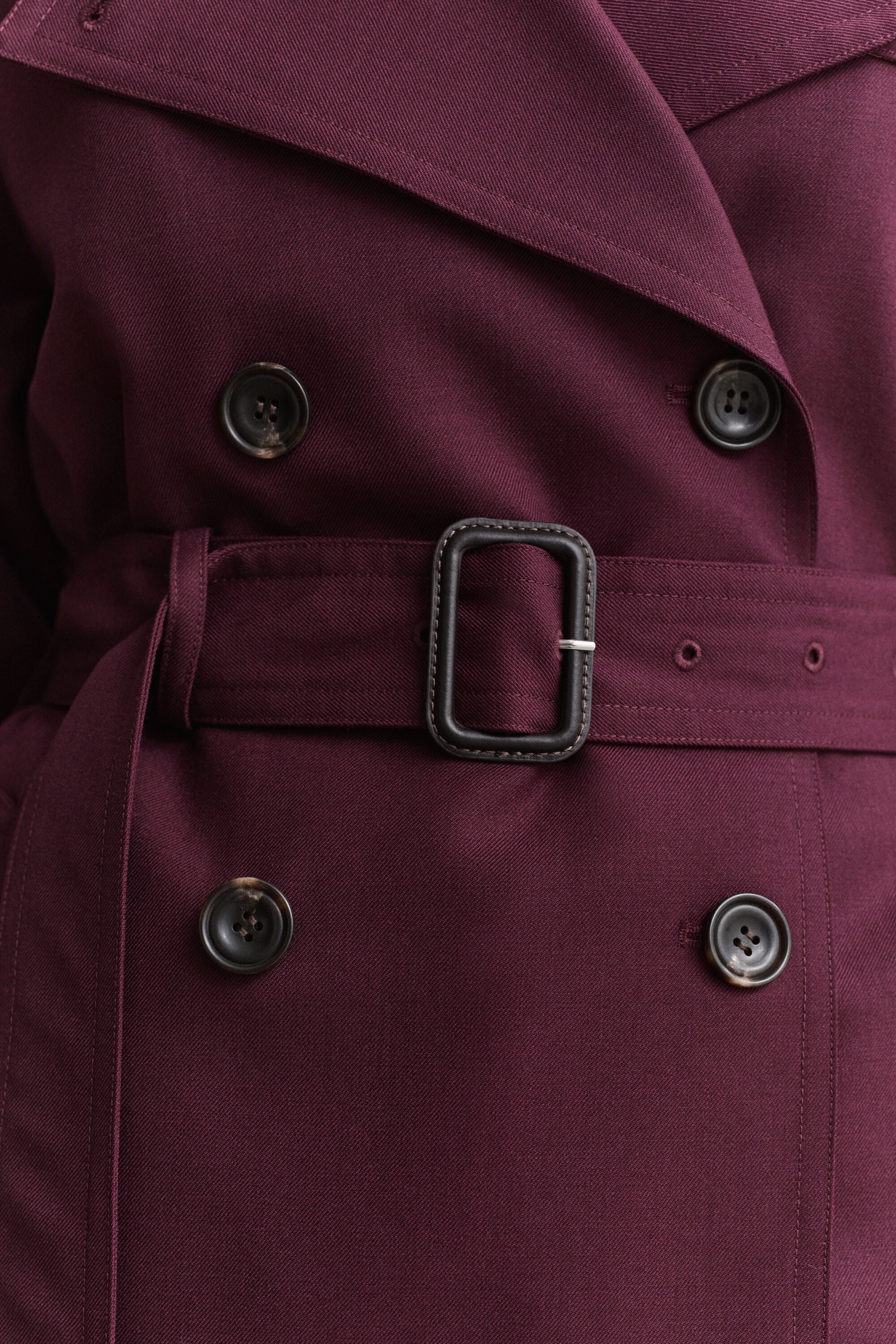 Trenchcoat van wolmix