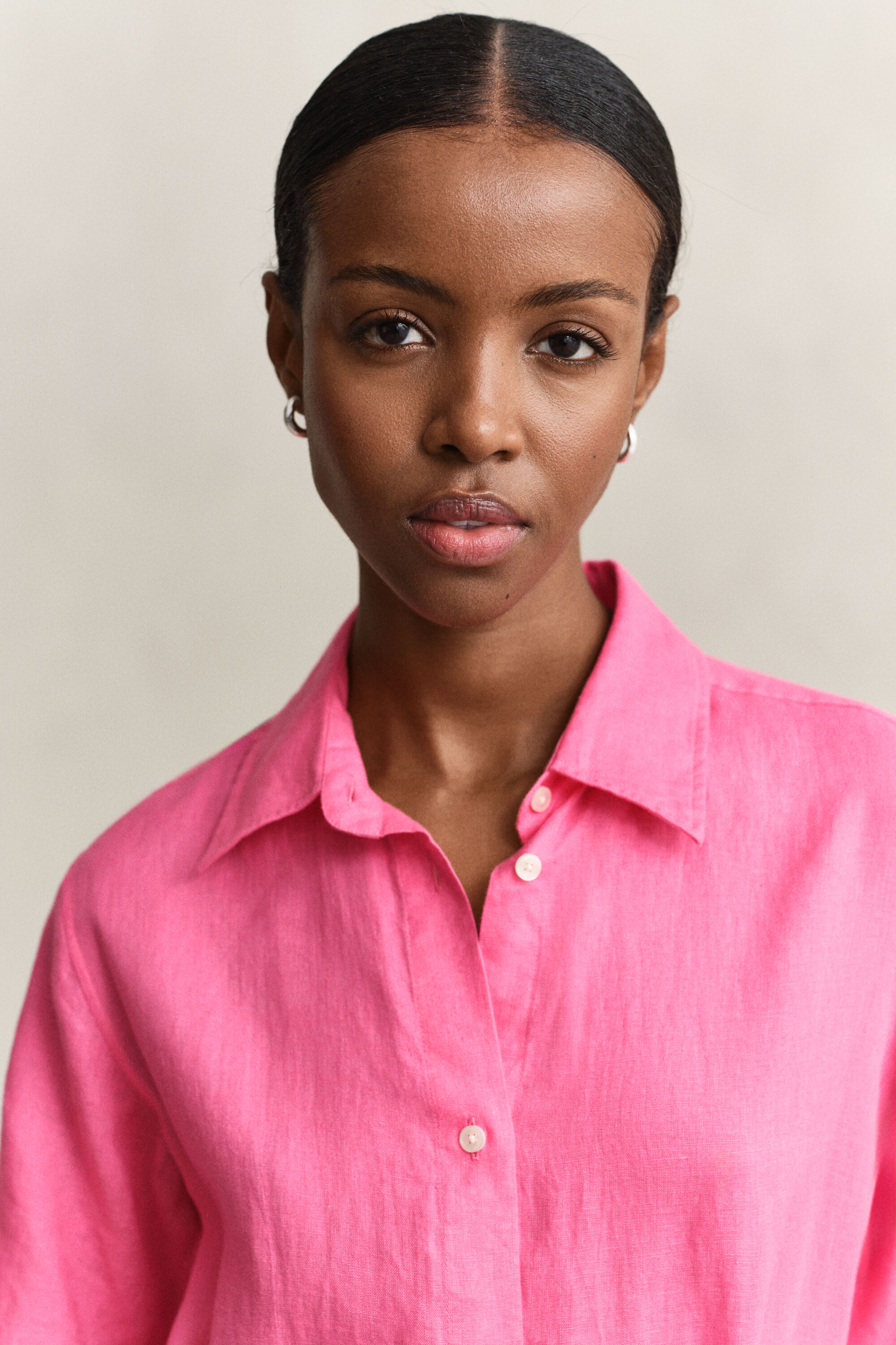 Linnen overoverhemdjurk