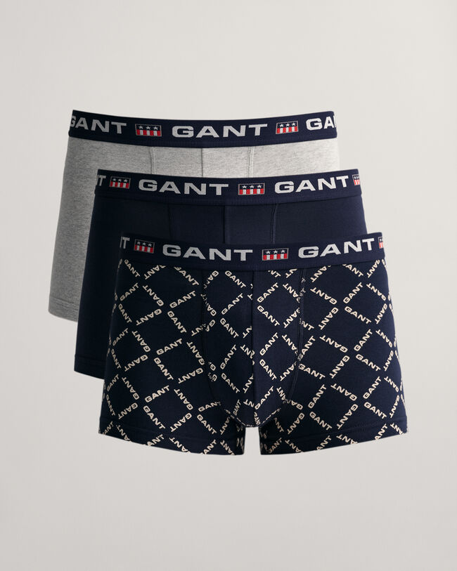 Set van drie boxershorts met GANT-print