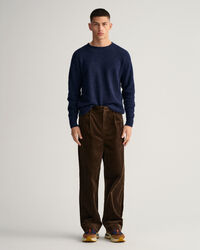 Corduroy broek met wijd volume