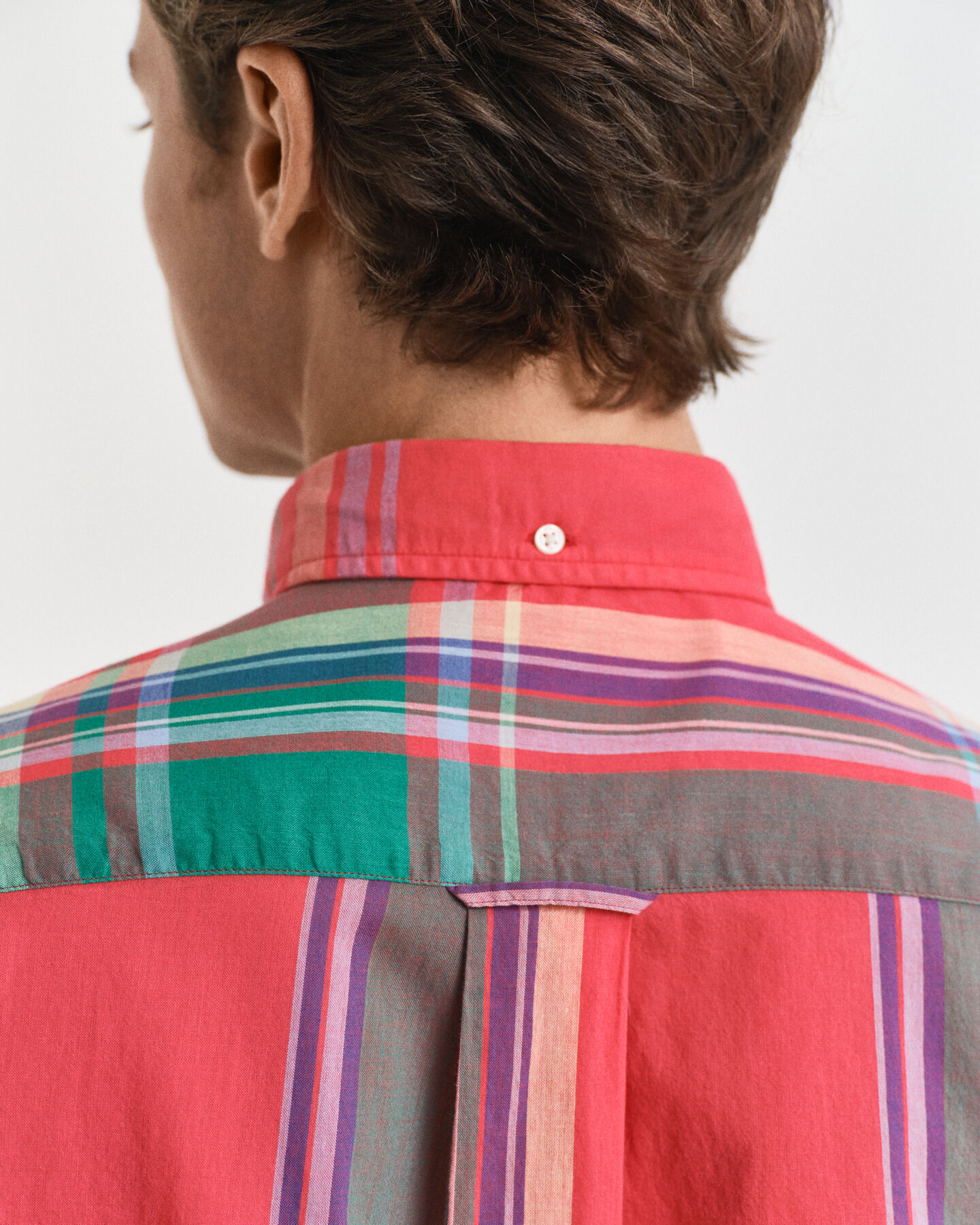 Regular Fit overhemd met Indiase madrasruit